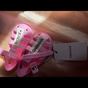 Dolce and Gabanna toddler sandals jelly’s